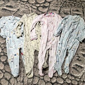 Magnetic Me | 4 baby onsie pajamas
